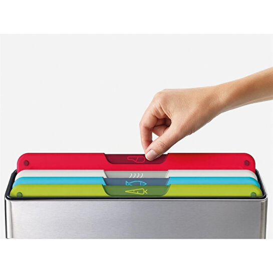 Joseph Joseph Folio Icon Çelik 4 Parça Kesme Tahtası Çok Renkli