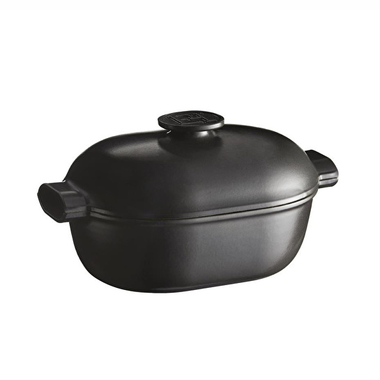 Emile Henry İnduksiyon Uyumlu Oval Tencere 4.5 L/36x24 Cm