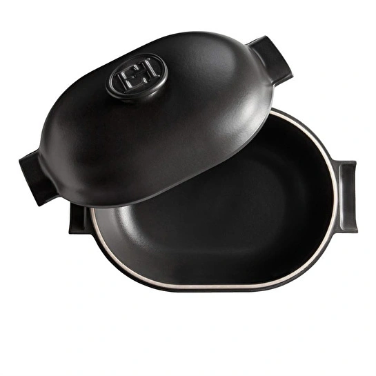 Emile Henry İnduksiyon Uyumlu Oval Tencere 4.5 L/36x24 Cm