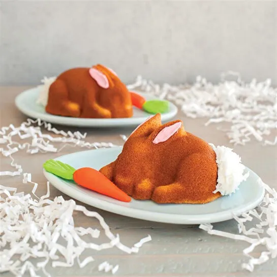 Nordicware Minik Tavşanlar Kek Kalıbı Platin