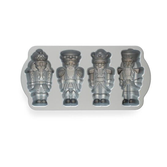 Nordicware Nutcracker Mini Kek Kalıbı Platin