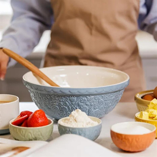 Mason Cash Home To Roost S18 Desenli Karıştırma Kabı Turkuaz