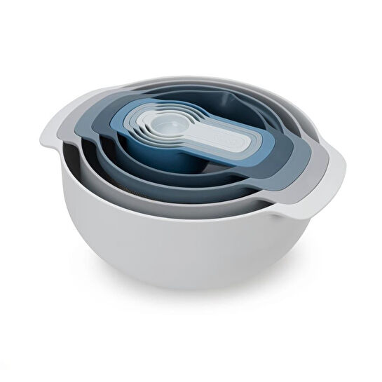 Joseph Joseph Editions Collection Nest™ 9 Plus Karıştırma Kase Seti Gökyüzü
