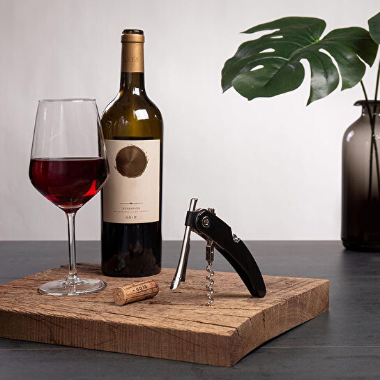 Vacu Vin Single Pull Tirbuşon Siyah - Kutulu Siyah