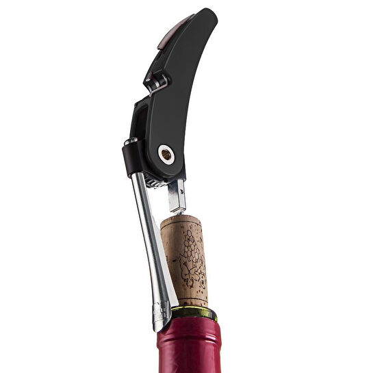 Vacu Vin Single Pull Tirbuşon Siyah - Kutulu Siyah