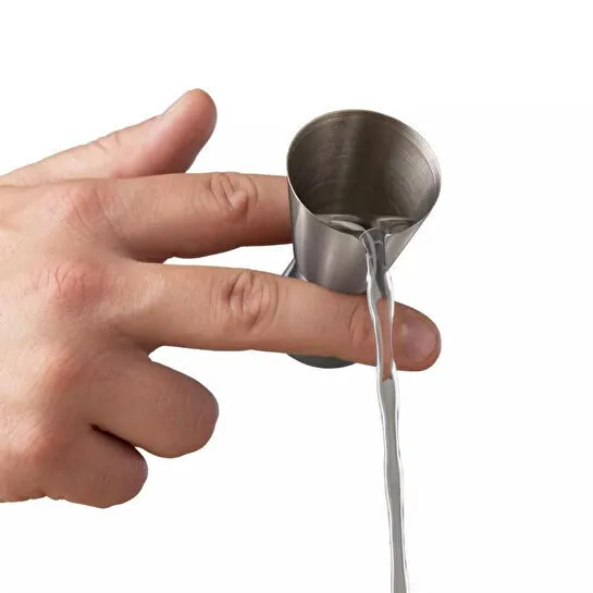 Vacu Vin Paslanmaz Çelik Çift Taraflı Kokteyl Ölçü Bardağı