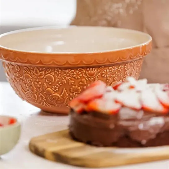 Mason Cash Home To Roost S24 Desenli Karıştırma Kabı Hardal Sarısı