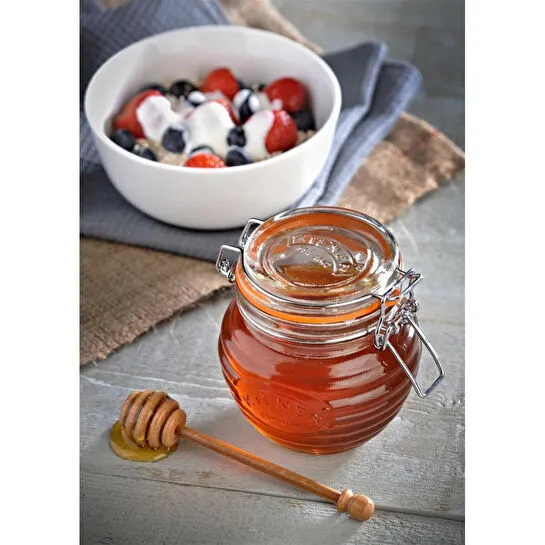 Kilner Ahşap Kepçeli Bal Kavanozu 400 Ml