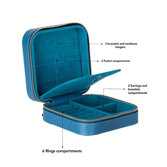 Bloominbag Amanda Matcha Cloud Bloom Grande Deri Takı & Mücevher Kutusu