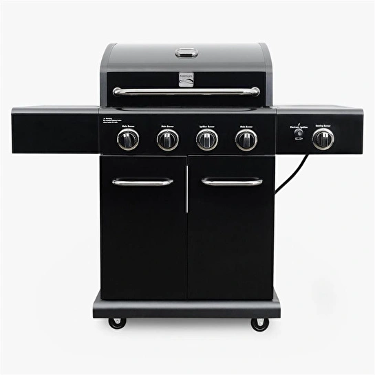 Kenmore Gazlı Barbekü 4 Ocaklı Siyah