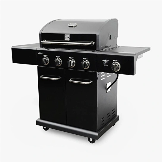 Kenmore Gazlı Barbekü 4 Ocaklı Siyah