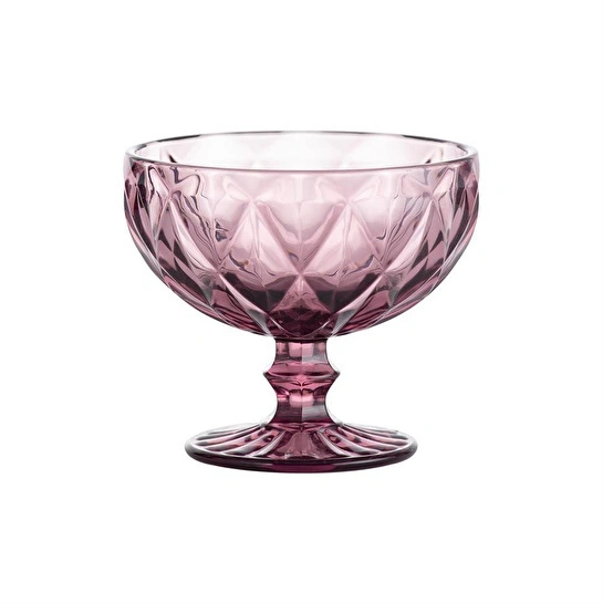 Ravenhead Gemstone Ayaklı Dondurma Kasesi Pembe