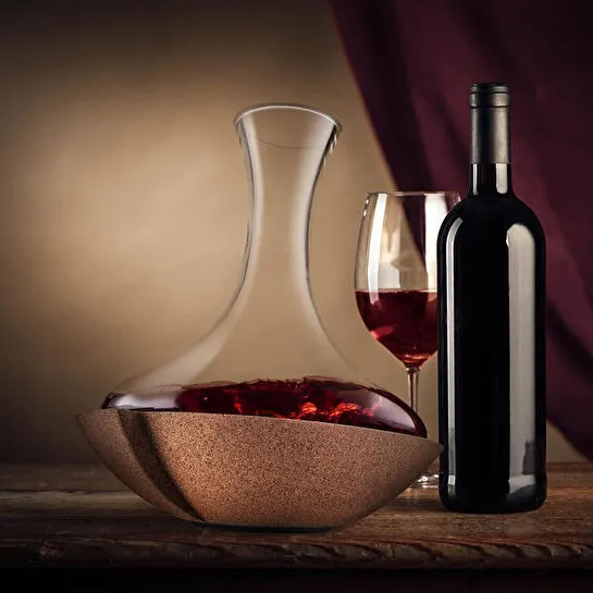 Vacu Vin Swirling Karaf - Kutulu Şeffaf