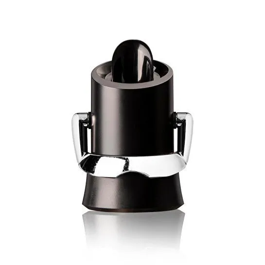 Vacu Vin Şampanya Kilit Ağızlı Ve Damla Korumalı - Siyah Kutulu Siyah