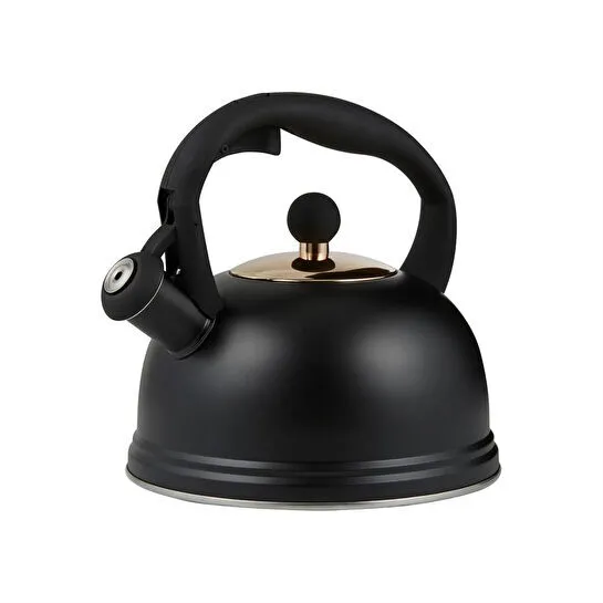 Typhoon Otto Serisi Islık Mekanizmalı Su Isıtıcısı - Siyah