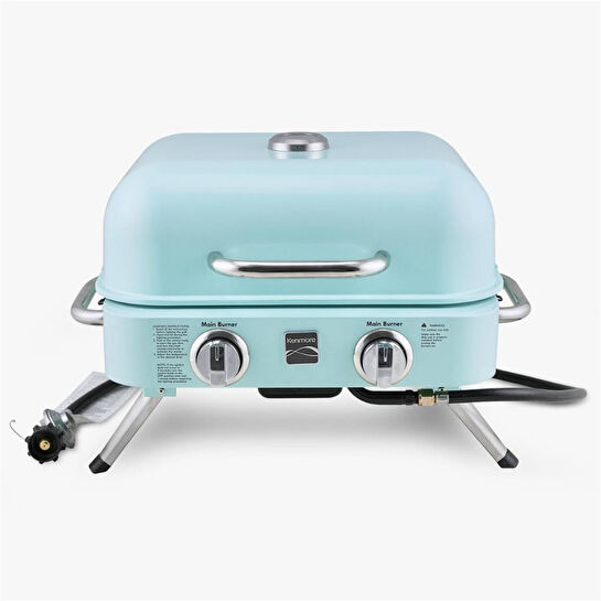 Kenmore Masa Üstü Gazlı Barbekü Turkuaz