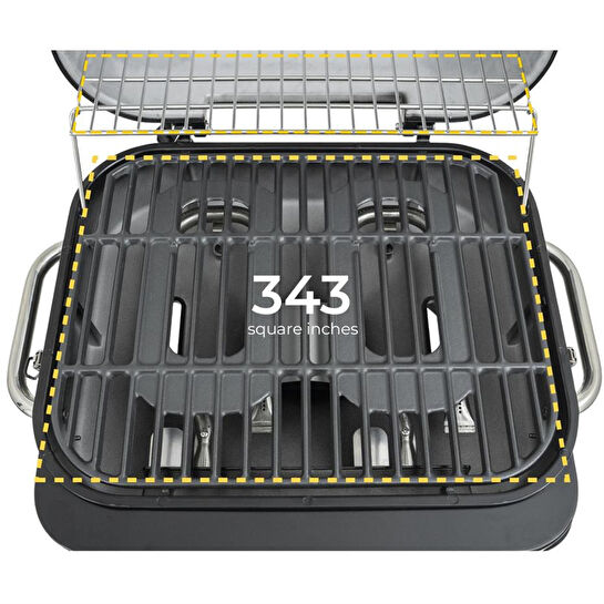 Kenmore Masa Üstü Gazlı Barbekü Mavi