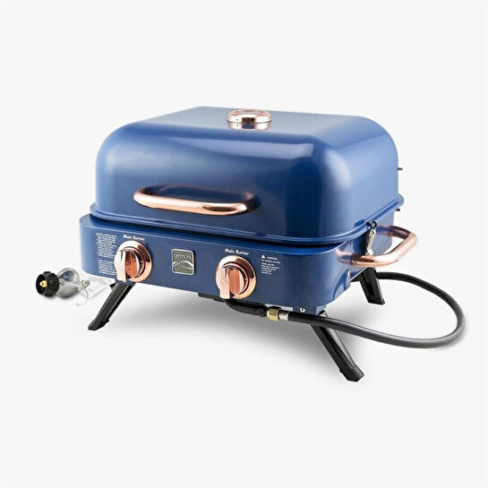 Kenmore Masa Üstü Gazlı Barbekü Mavi