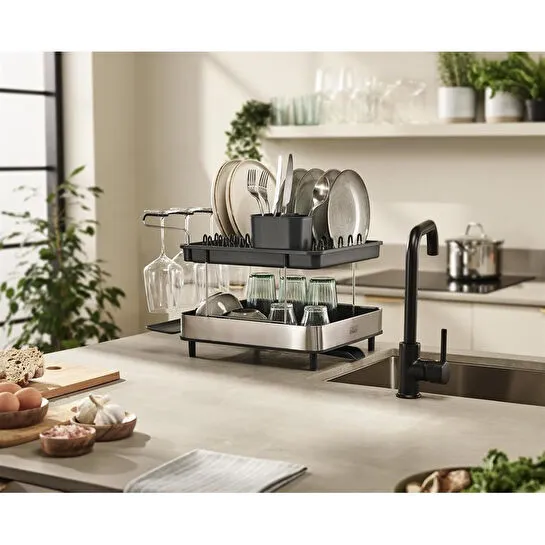 Joseph Joseph Excel™ Paslanmaz Çelik 2 Katlı Bulaşıklık