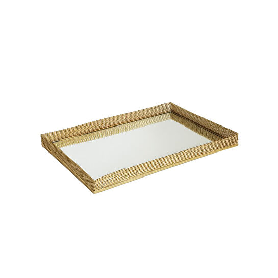 Lucky Art Gold Burmali By. Tepsi 52x35 Cm