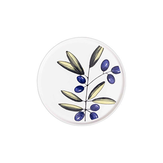 The Mia Olivos Ayaklı Servis Tabağı 10x26 Cm