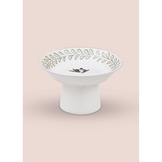 The Mia Olivos Ayaklı Servis Tabağı 20 Cm