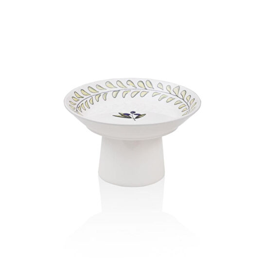 The Mia Olivos Ayaklı Servis Tabağı 20 Cm