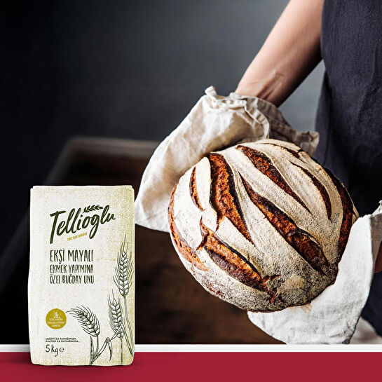 Tellioğlu Ekşi Mayalı Ekmek Yapımına Özel Buğday Unu 5kg