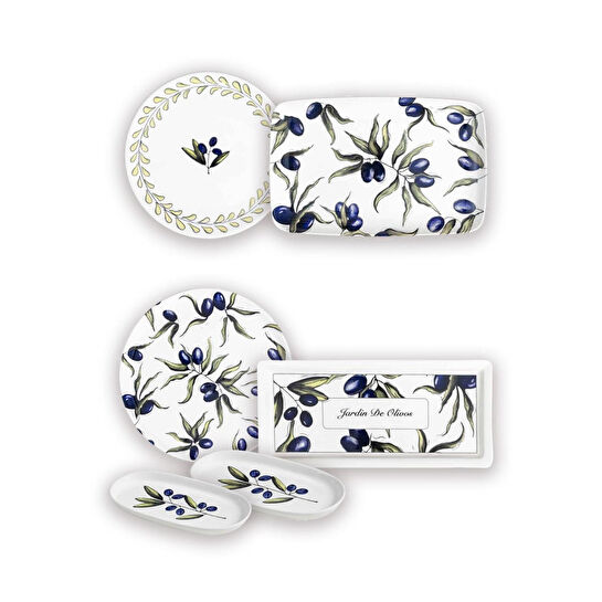 The Mia Olivos Kahvaltı Takımı 6 Kişilik 15 Parça Set 2