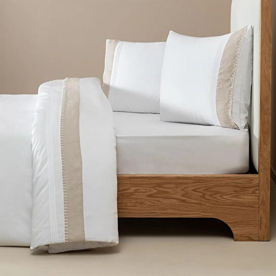 Penelope %100 Pamuk Saten Kumaş Nevresim Seti 240x220 Cm - Carla Serisi