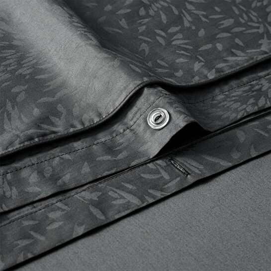 Penelope %100 Pamuk Saten Nevresim Seti 240x220 Cm Antrasit - Plume Serisi
