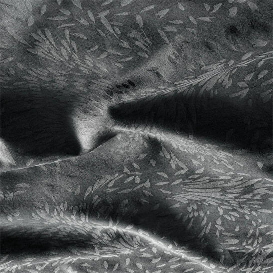 Penelope %100 Pamuk Saten Nevresim Seti 240x220 Cm Antrasit - Plume Serisi