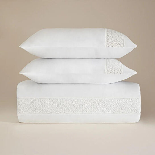 Penelope %100 Pamuk Saten Kumaş Nevresim Seti 240x220 Cm - Delfina Serisi