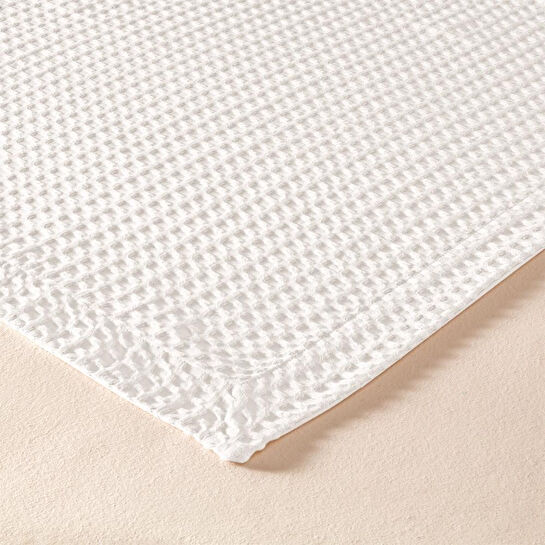 Penelope %100 Pamuk Tek Kişilik Pike 160x220 Cm Beyaz - Lia Serisi