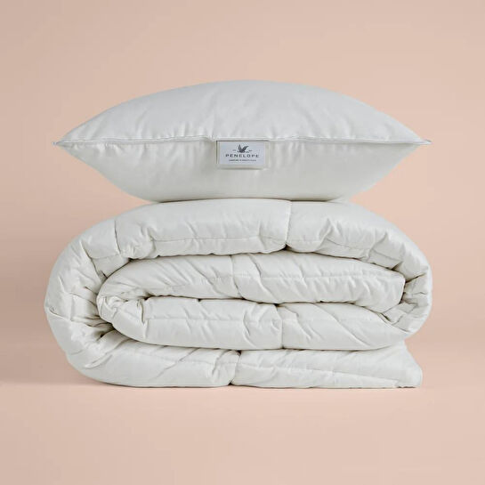 Penelope 8,5 Tog Kaz Tüyü Ve Mikrojel Dolgulu Çift Kişilik Yorgan - Opal Serisi