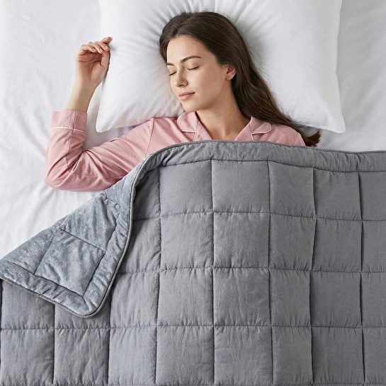 Penelope Tek Kişilik Çift Taraflı Welsoft Yorgan Gri 155x215 Cm - Velour Serisi