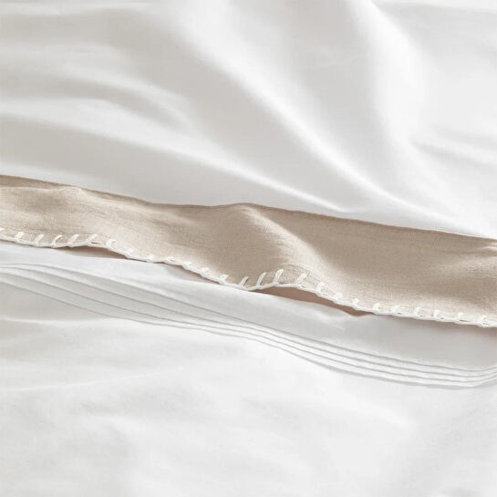 Penelope %100 Pamuk Saten Kumaş Nevresim Seti 260x240 Cm - Carla Serisi