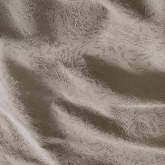 Penelope %100 Pamuk Saten Nevresim Seti 240x220 Cm Taş - Plume Serisi
