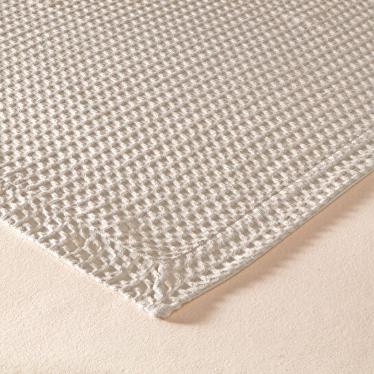 Penelope %100 Pamuk Tek Kişilik Pike 160x220 Cm Taş - Lia Serisi