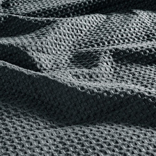 Penelope %100 Pamuk Çift Kişilik Pike 220x240 Cm Antrasit - Lia Serisi