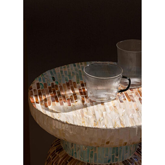 The Mia Sedef Tabure Yan Sehpa 38x40 Cm Tlc0103