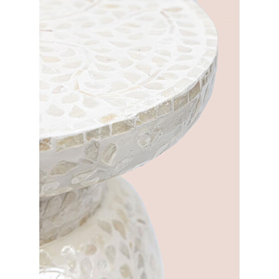 The Mia Sedef Tabure Yan Sehpa 38x40 Cm Tlc0102