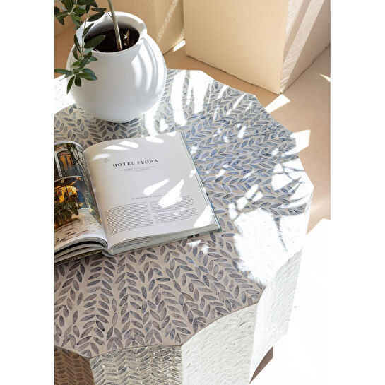 The Mia Sedef Tabure Yan Sehpa 90x40cm Tlc0133