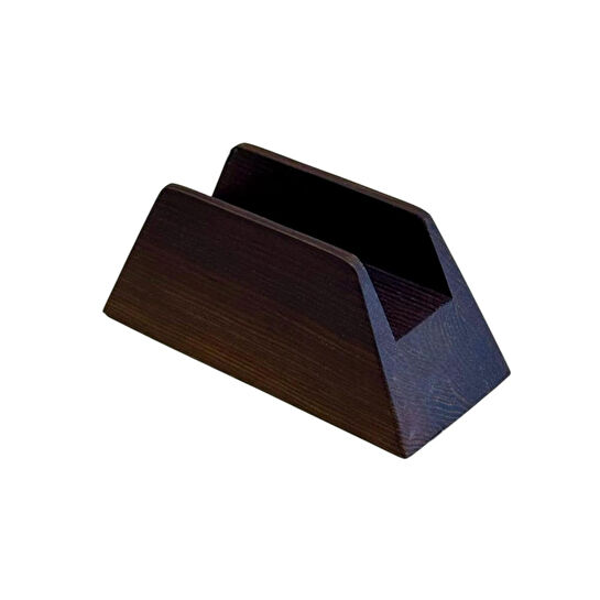 Kaf Ahşap End-Grain Kesme Tahtası Standı / Siyah Dişbudak