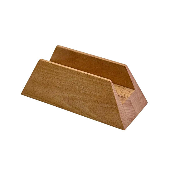 Kaf Ahşap End-Grain Kesme Tahtası Standı / Kayın