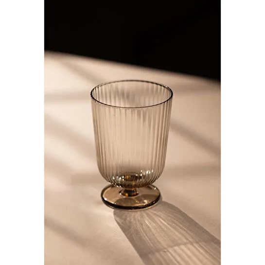 Rakle Splendid El Yapımı Kendinden Renkli 2'li̇ Cup Dondurmalık Seti Vizon 300 Cc