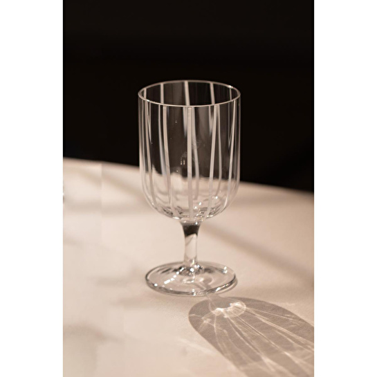 Rakle Siesta El Yapımı Kendinden Renkli 4'lü Cup Dondurmalık Seti Beyaz 350 Cc