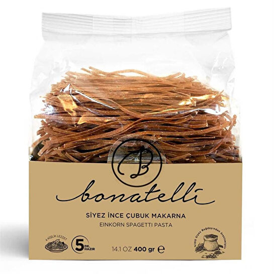 Bonatelli Siyez İnce Çubuk Makarna 400 Gr
