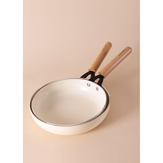 The Mia Cucina Di Mia İndüksiyon Tabanlı Seramik Sahan Tava Seti 5 Parça