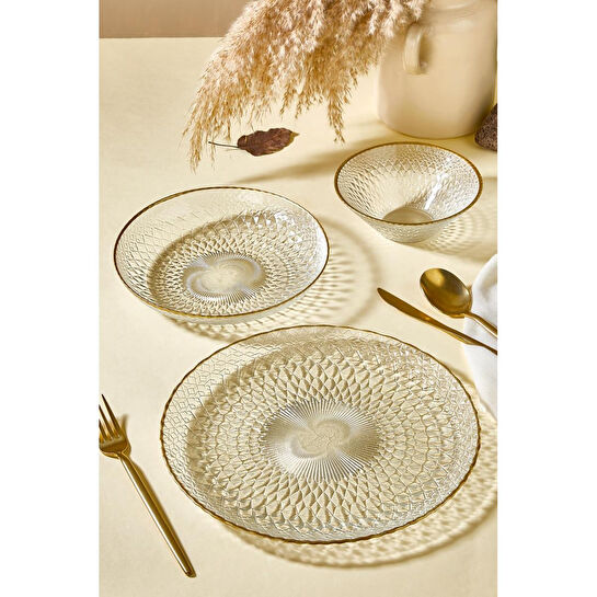 Lora Bianca Fugi 18 Parça Yemek Takımı - 6 Kişilik